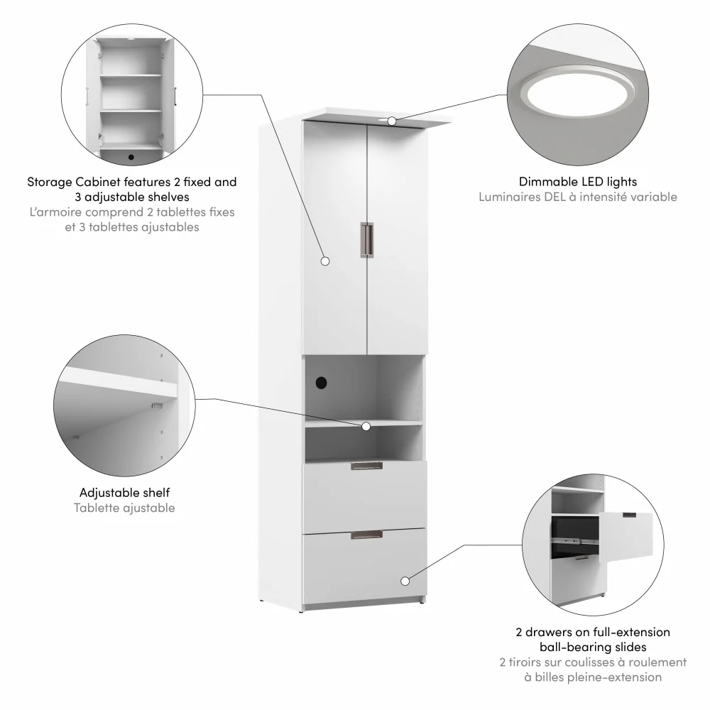 Murphy Bed Storage Tower - Image 8