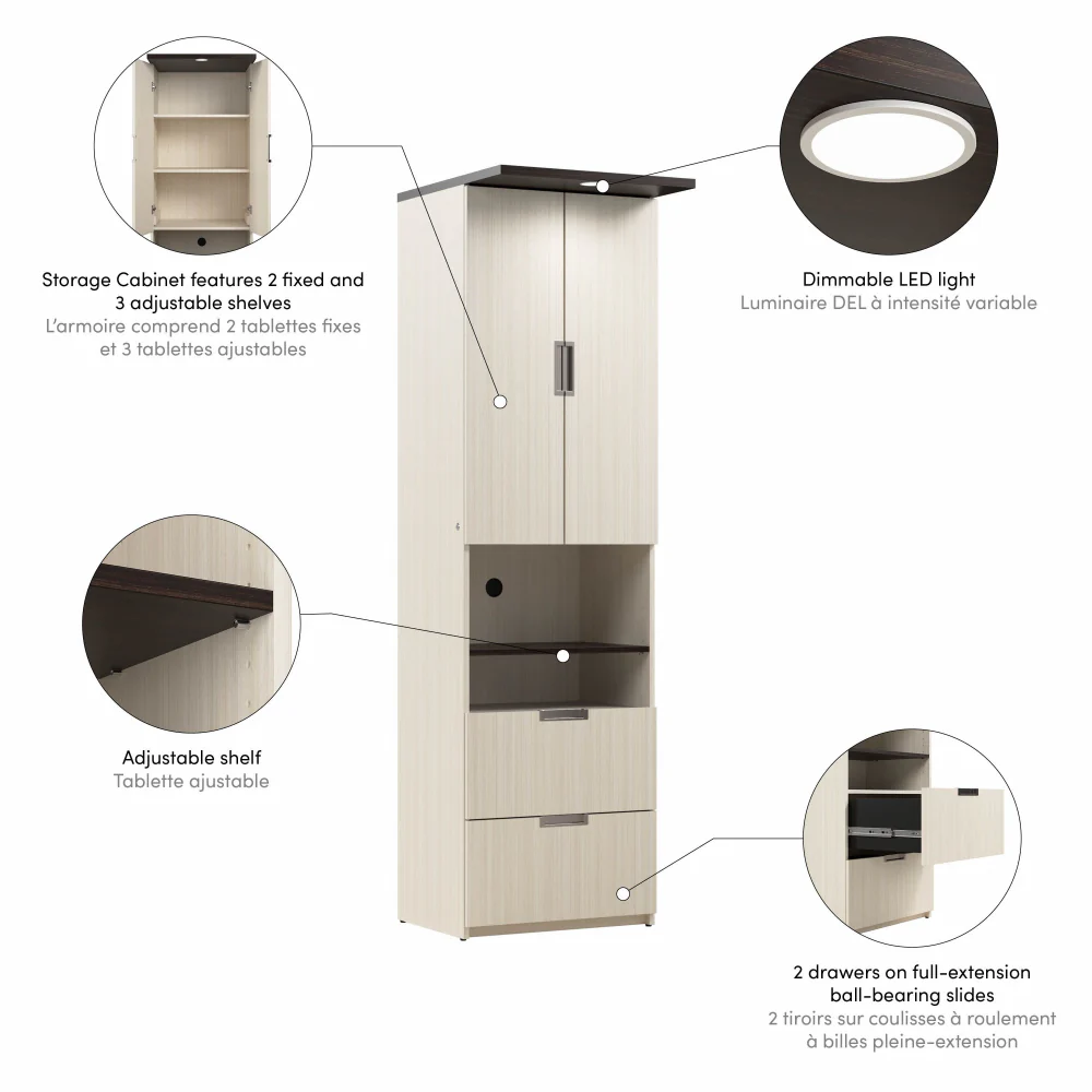 Murphy Bed Storage Tower - Image 7