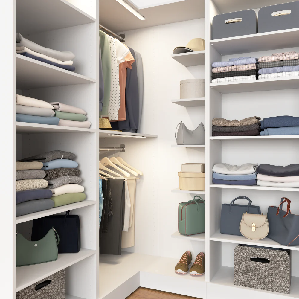 20W x 16D Corner Closet Organizer - Image 2