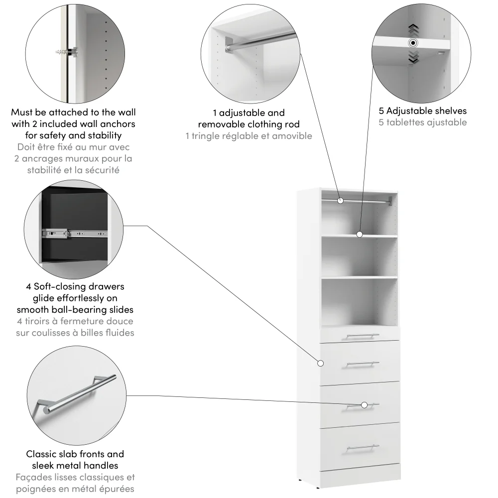 25W x 16D Modular Closet Organizer - Image 12
