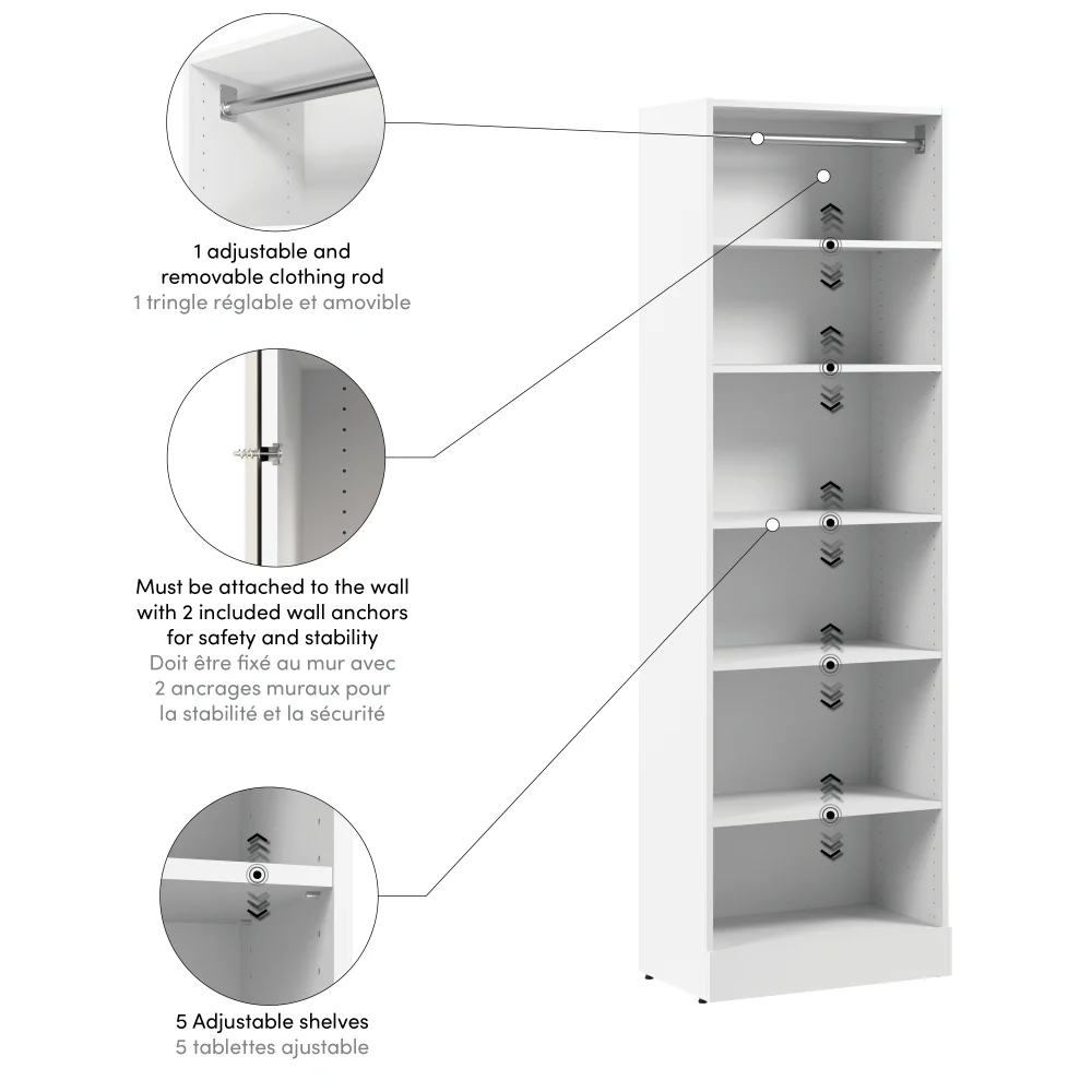 25W x 16D Modular Closet Organizer - Image 23