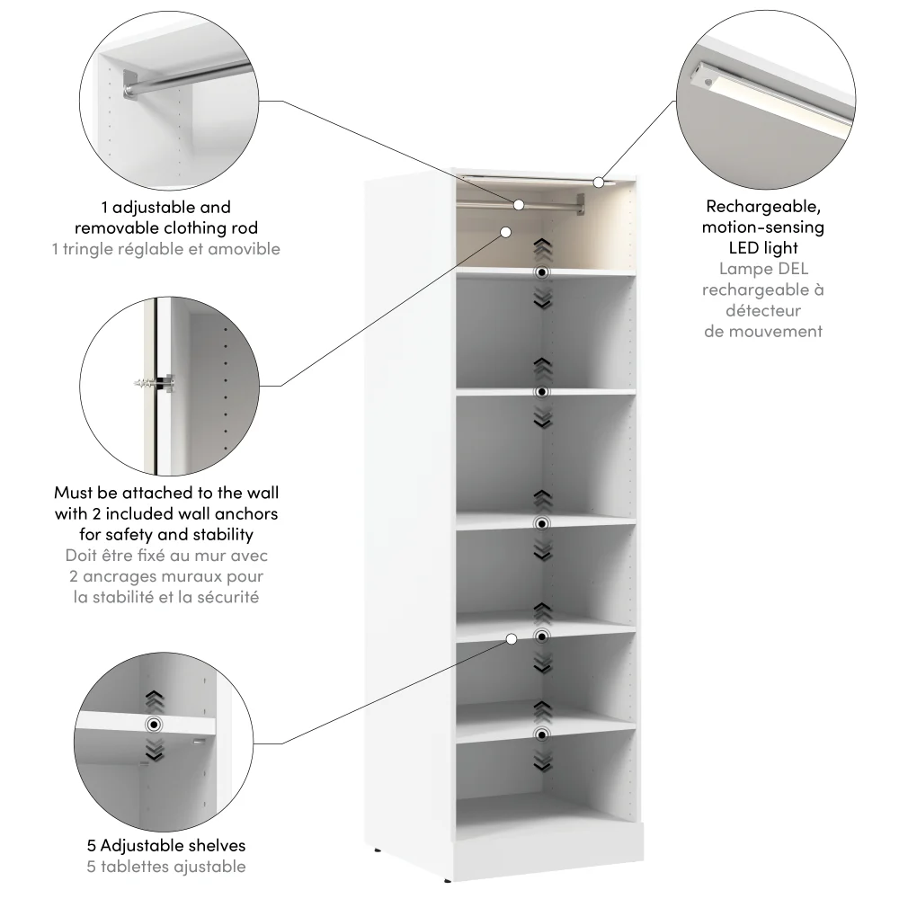 25W x 25D Modular Closet Organizer - Image 13