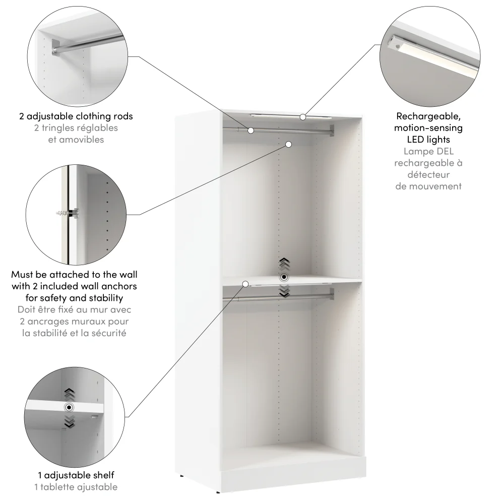 36W x 25D Modular Closet Organizer - Image 13