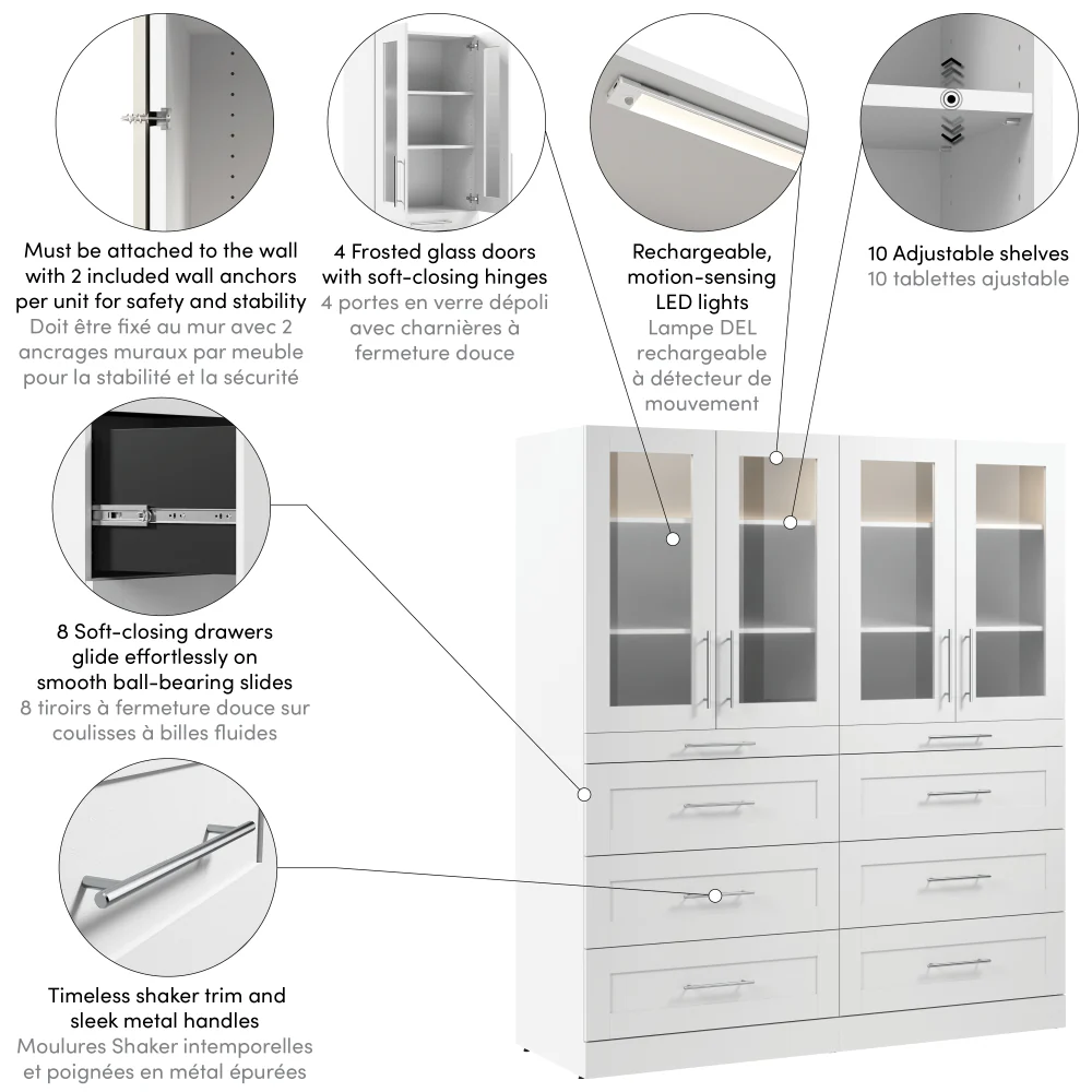 71W x 25D Modular Closet Organizer - Image 6