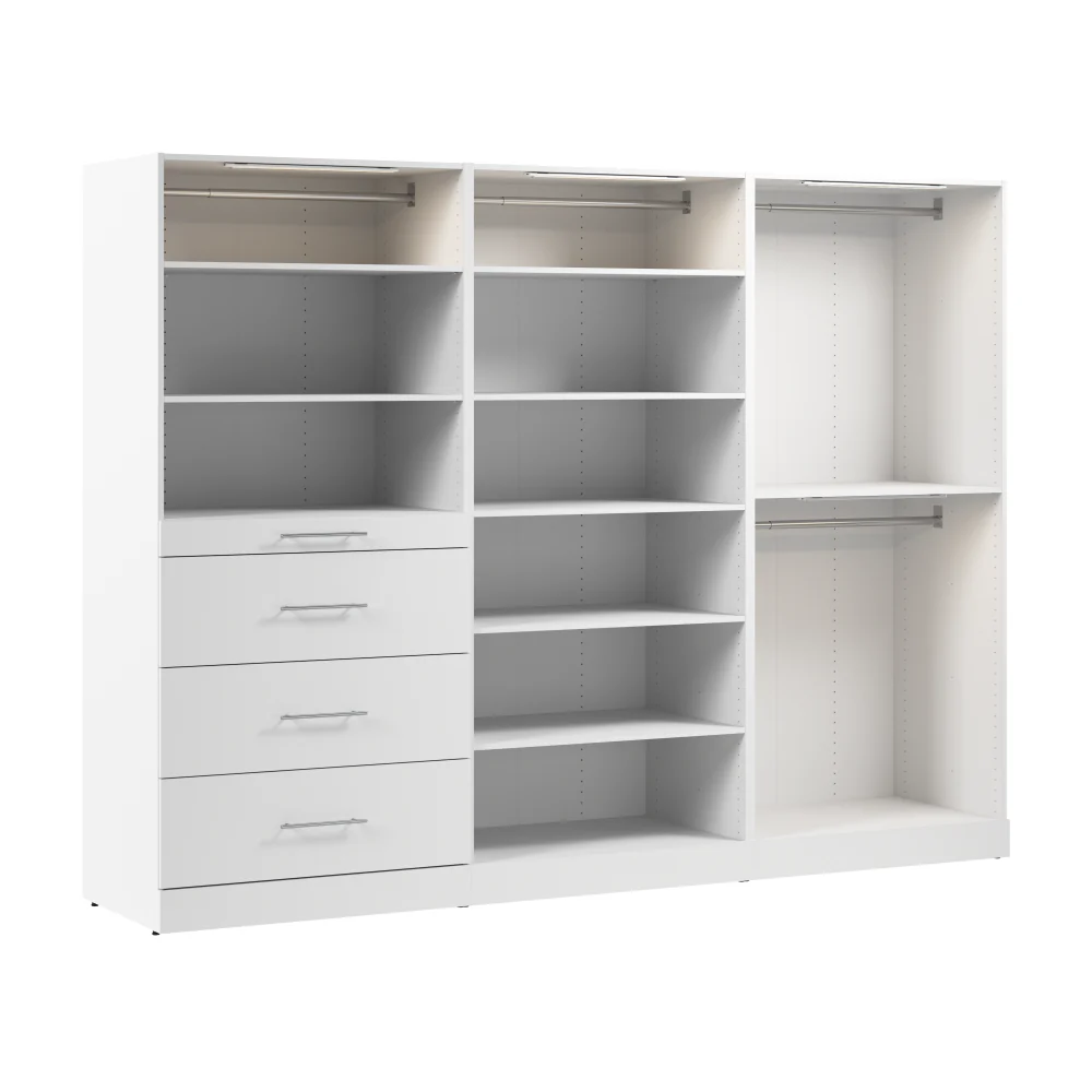 107W x 25D Modular Closet Organizer