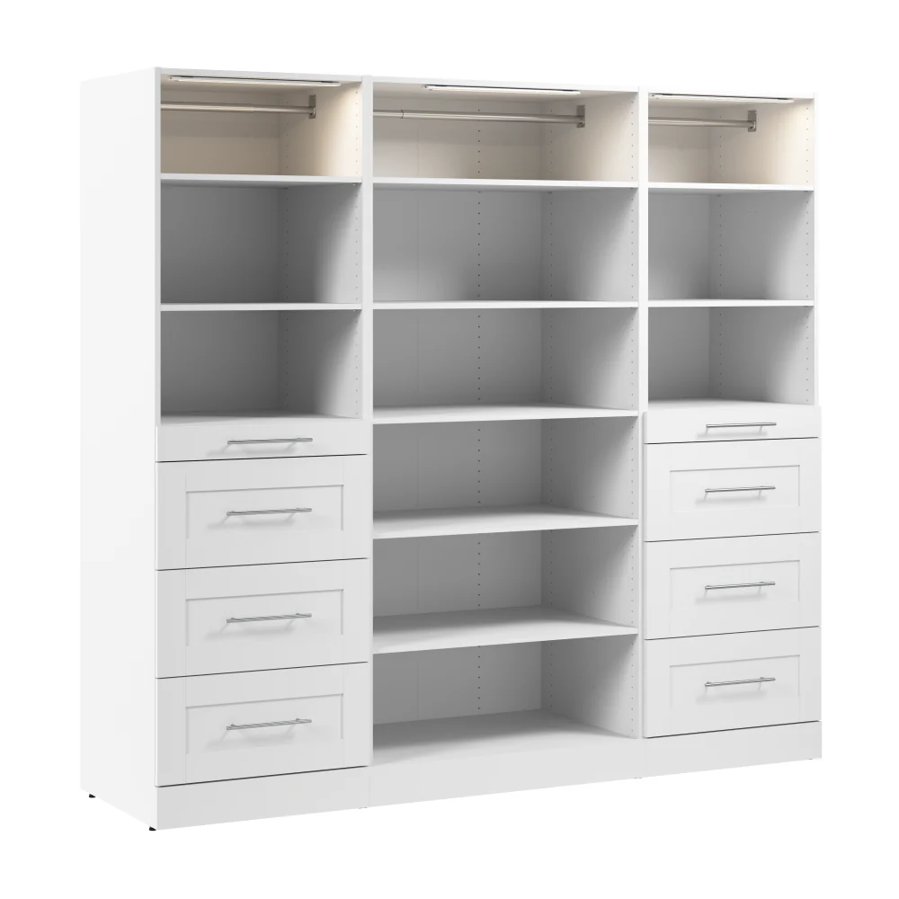 85W x 25D Modular Closet Organizer