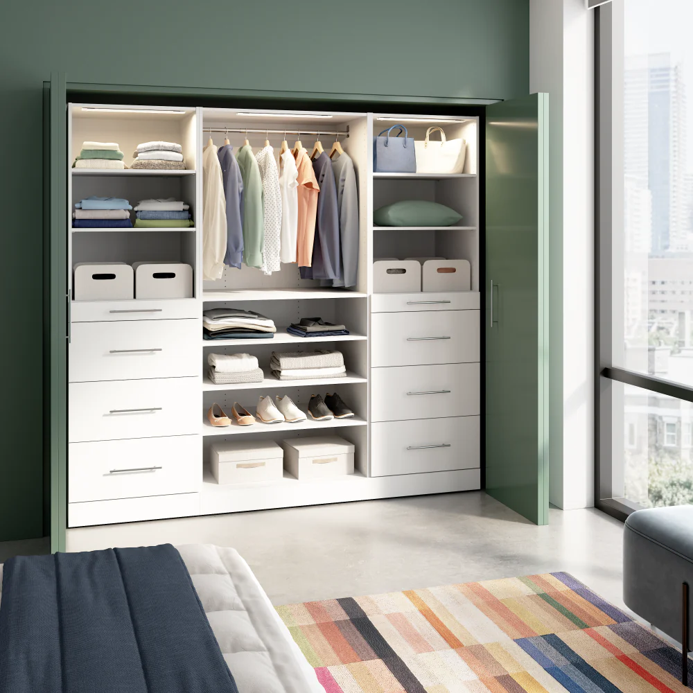 85W x 25D Modular Closet Organizer - Image 9