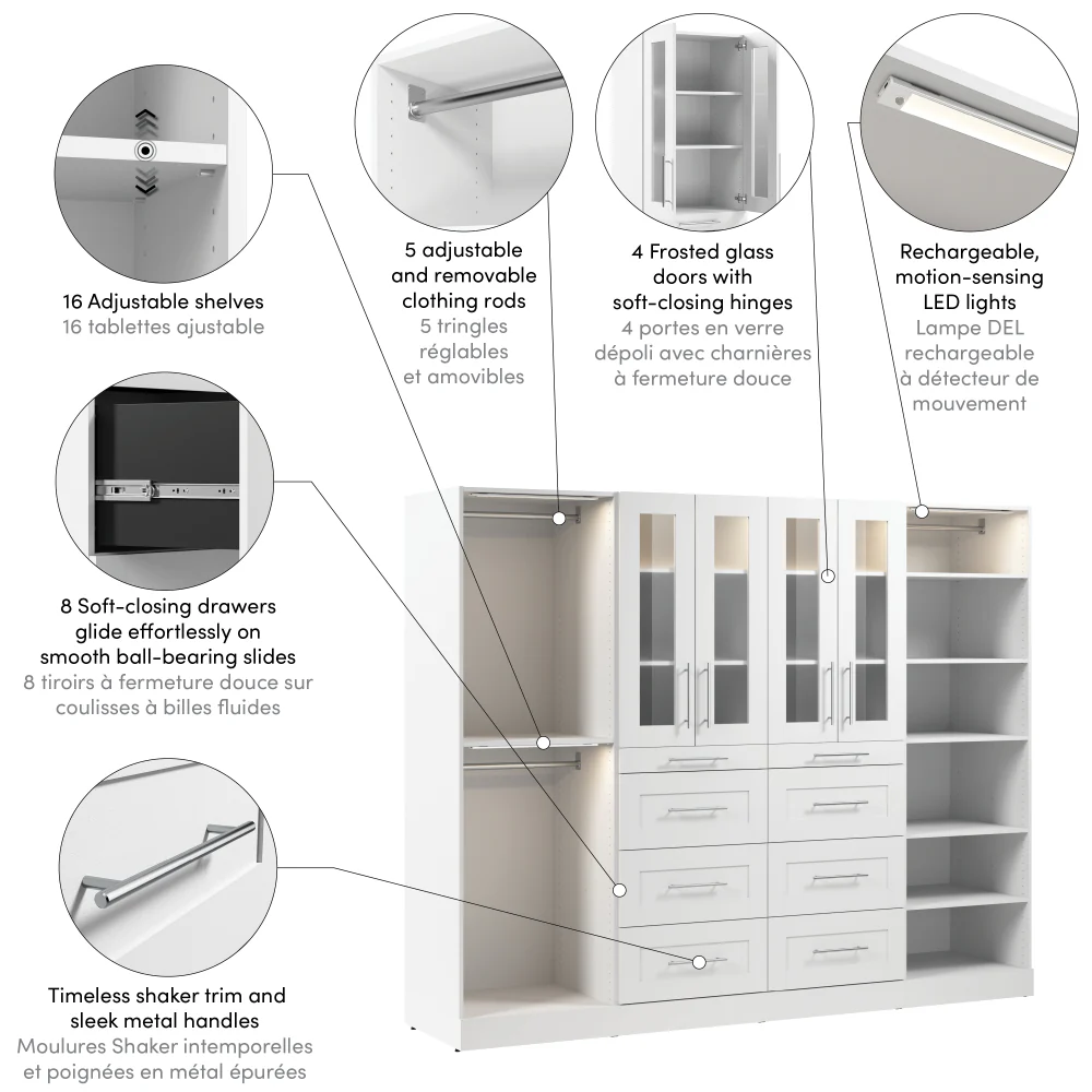 100W x 25D Modular Closet Organizer - Image 6