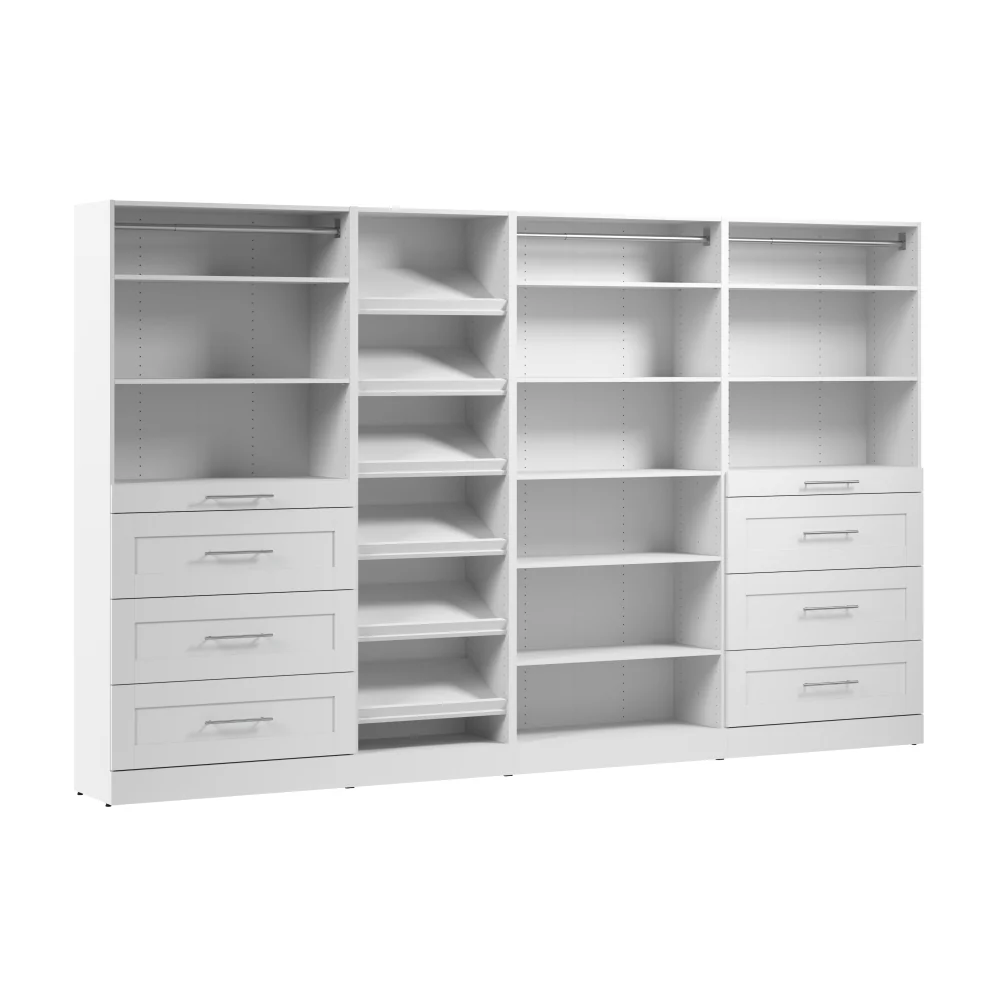 132W x 16D Modular Closet Organizer