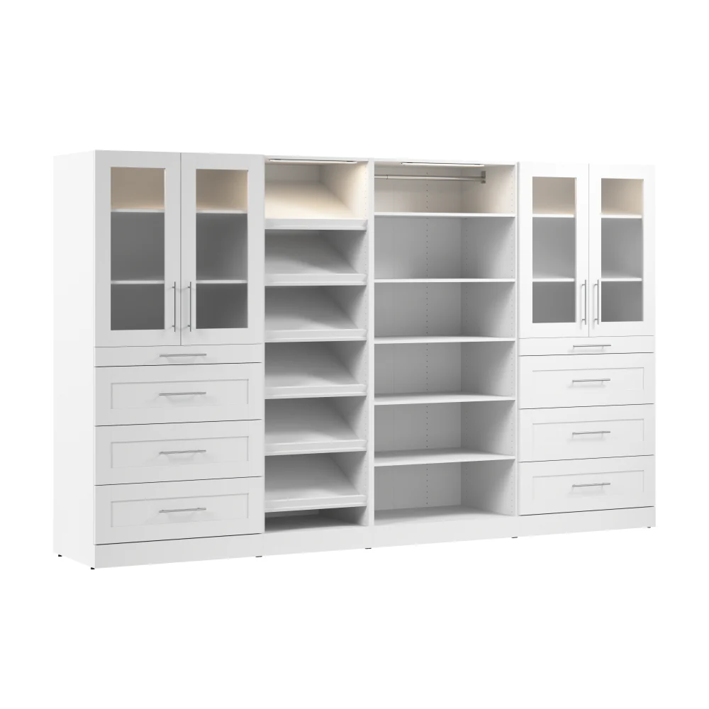 132W x 25D Modular Closet Organizer