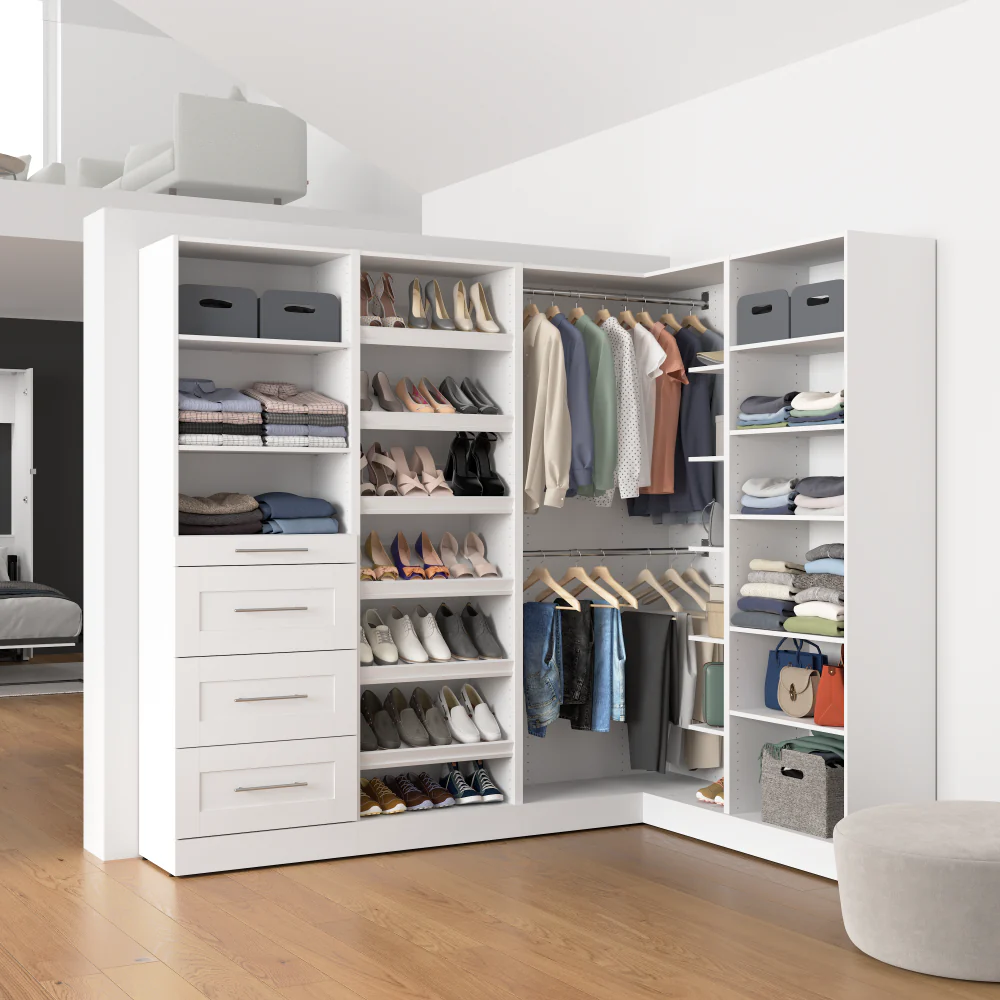 Modular L-Shaped Closet Organizer - Image 8