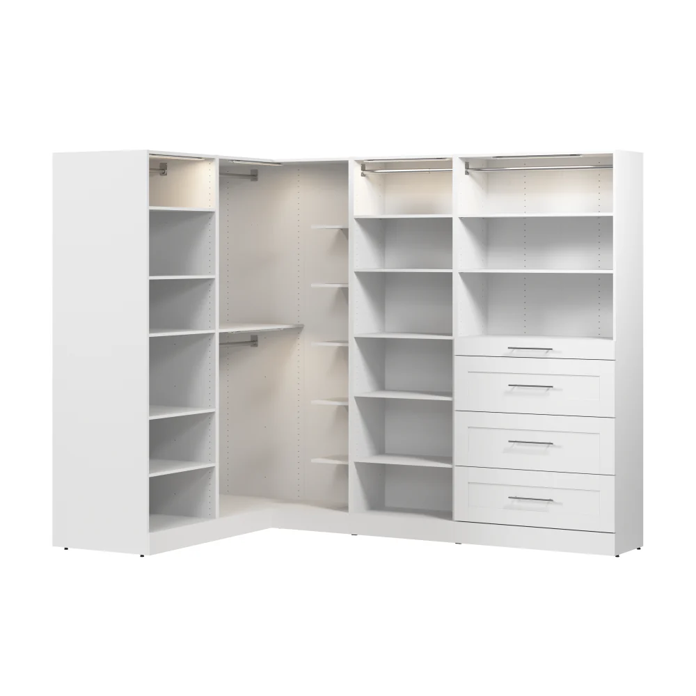 Modular L-Shaped Closet Organizer - Image 8