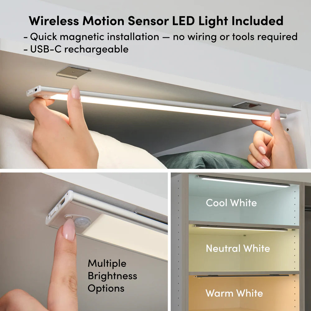 Modular U-Shaped Closet Organizer - Image 5