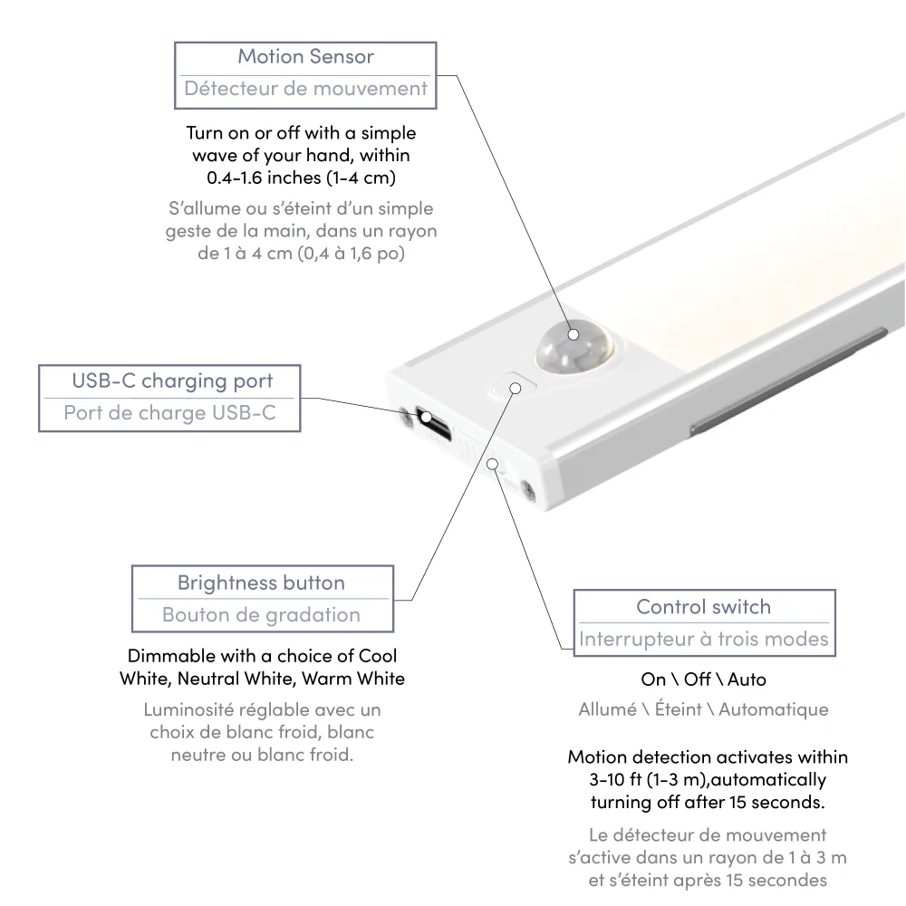 Dimmable LED Light with USB-C - Image 6