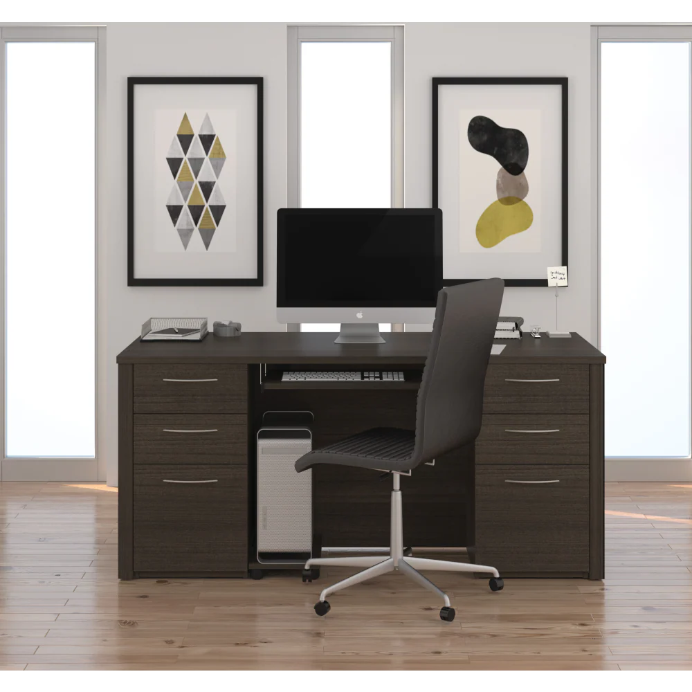 Executive Desk with Drawers - Image 2