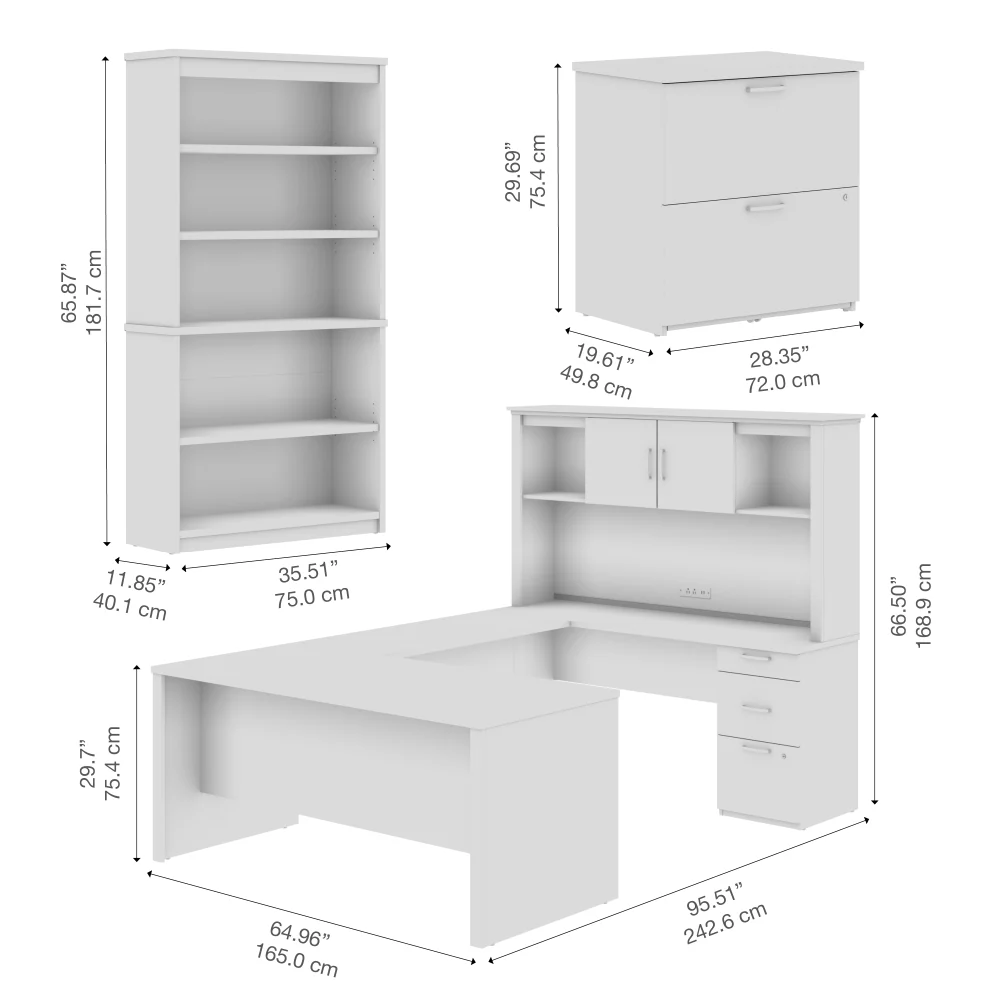 U-Shaped Desk - Image 8