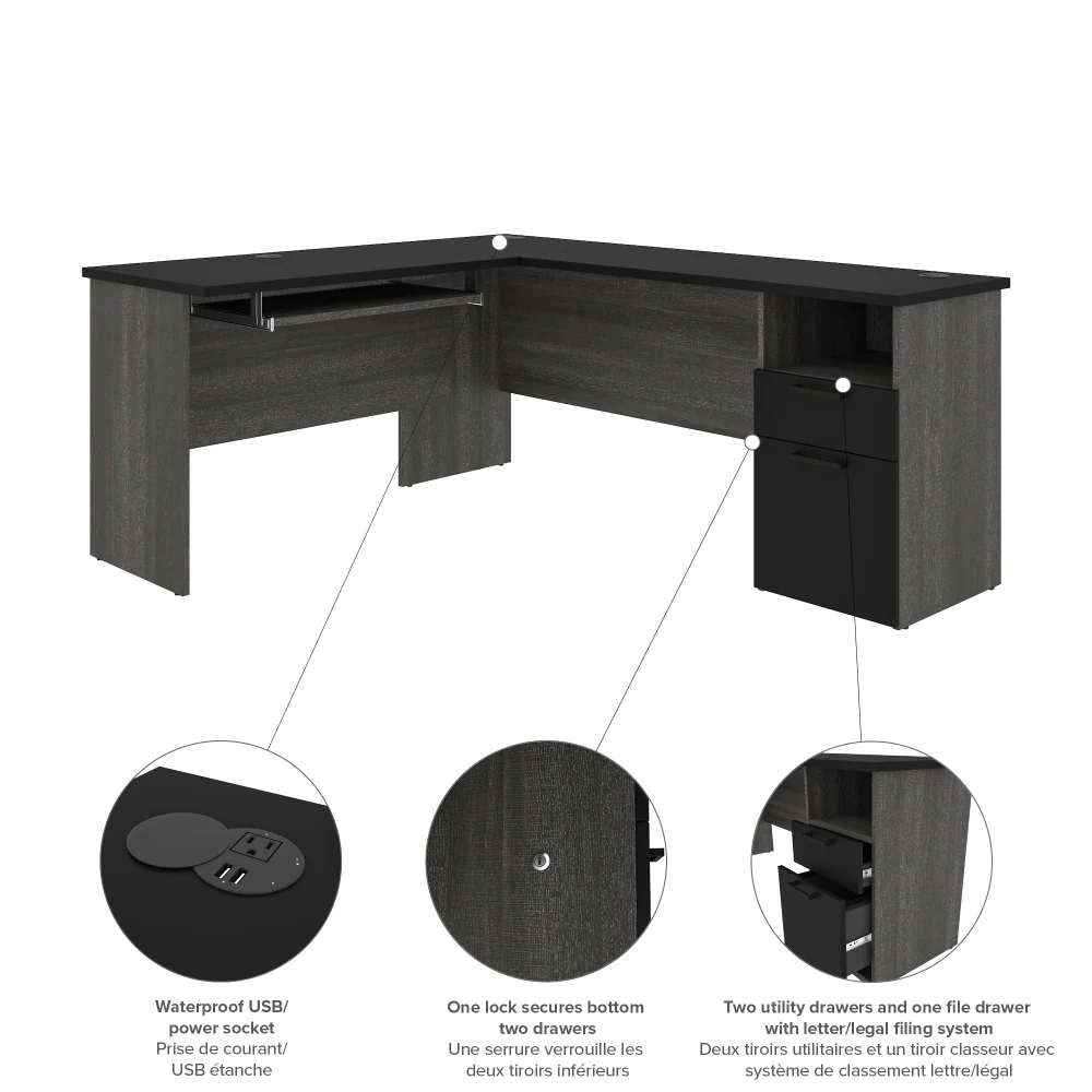 L-Shaped Desk - Image 7