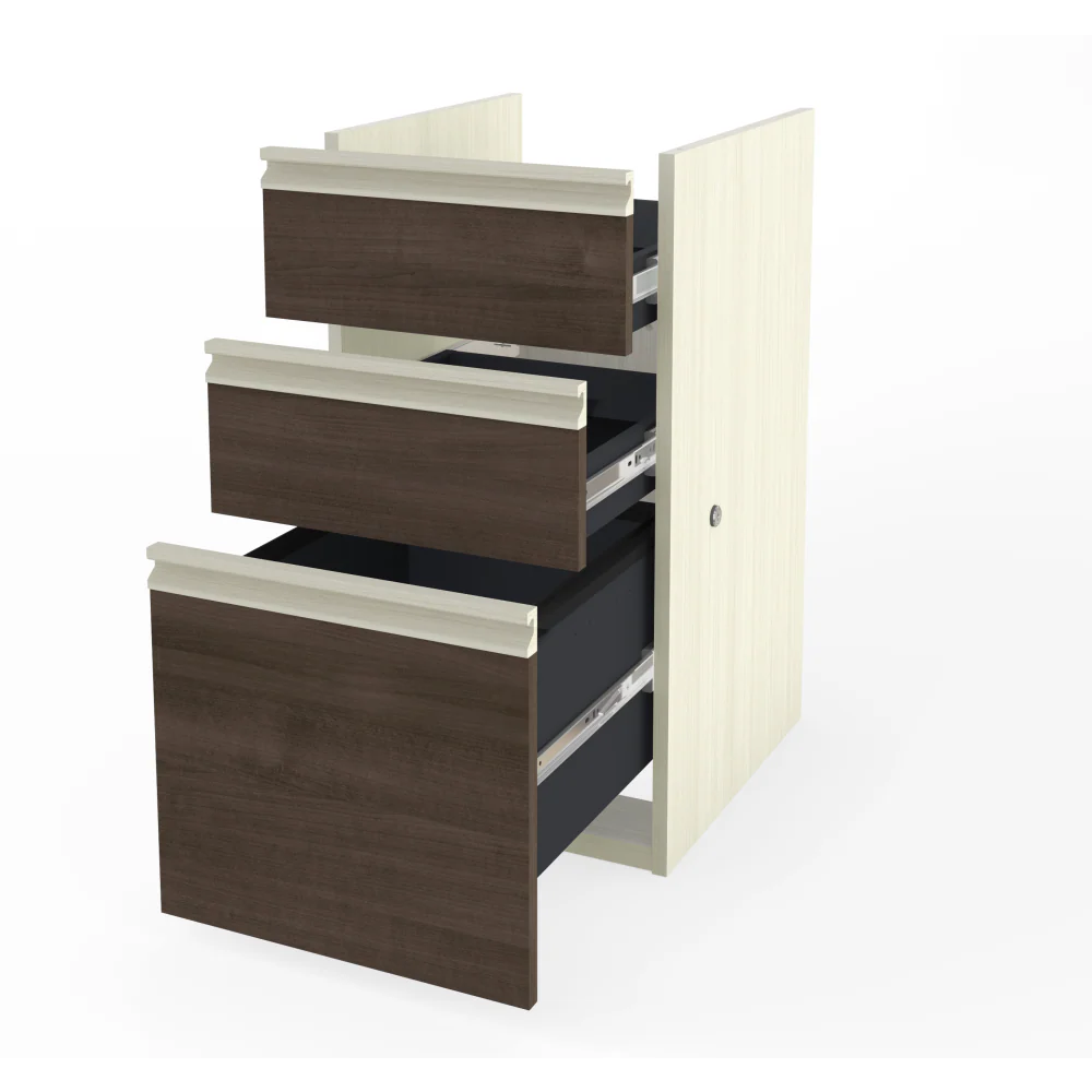 L-Shaped Desk with Hutch - Image 8