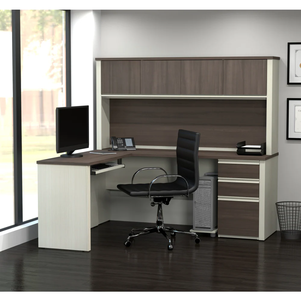L-Shaped Desk with Drawers - Image 14