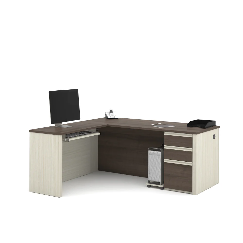 L-Shaped Desk with Drawers - Image 25