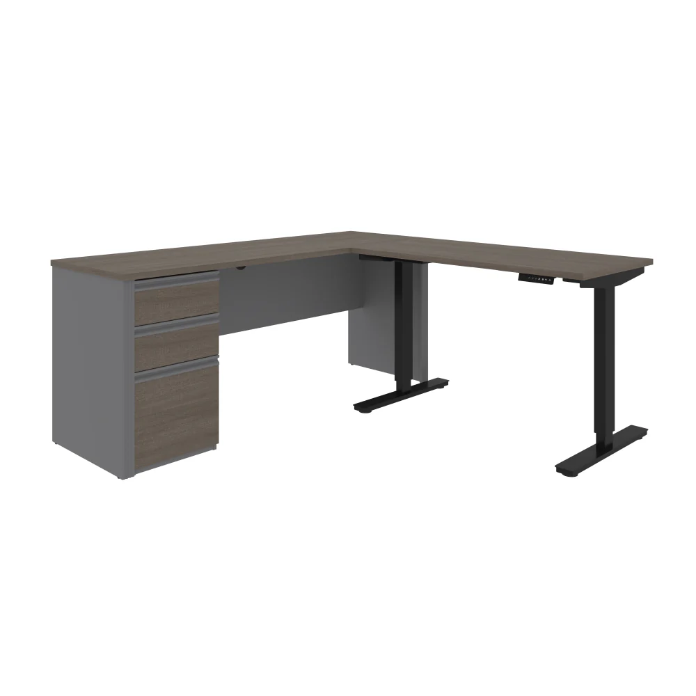 L-Shaped Desk with Drawers - Image 29