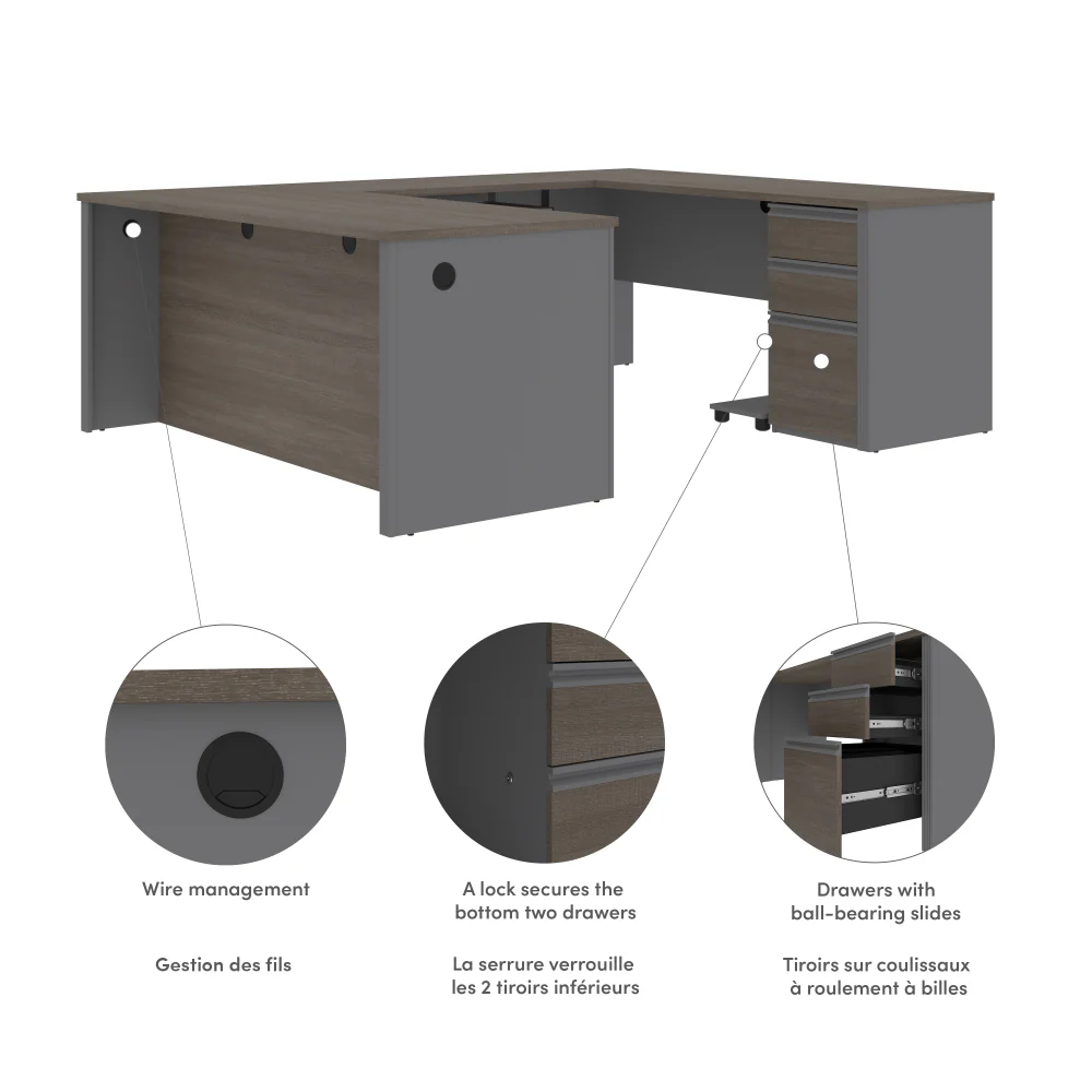 U-Shaped Executive Desk - Image 6