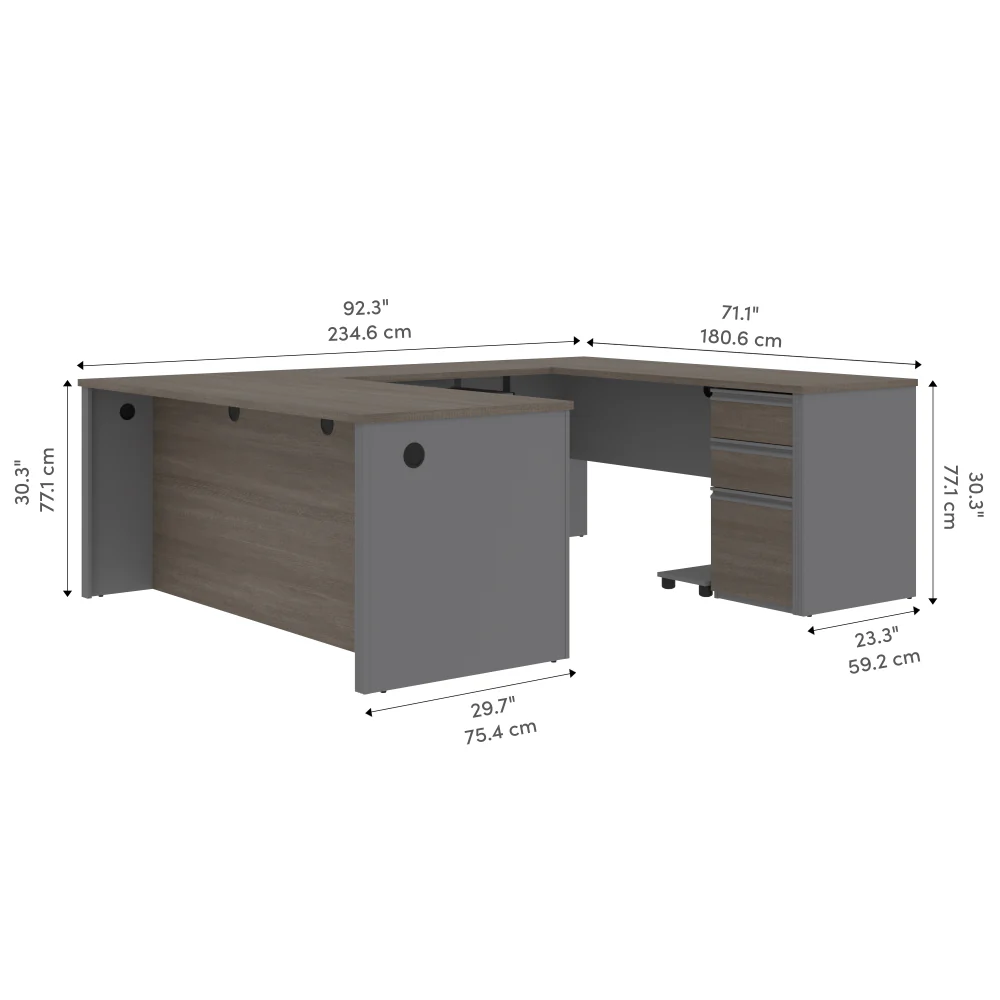 U-Shaped Executive Desk - Image 7