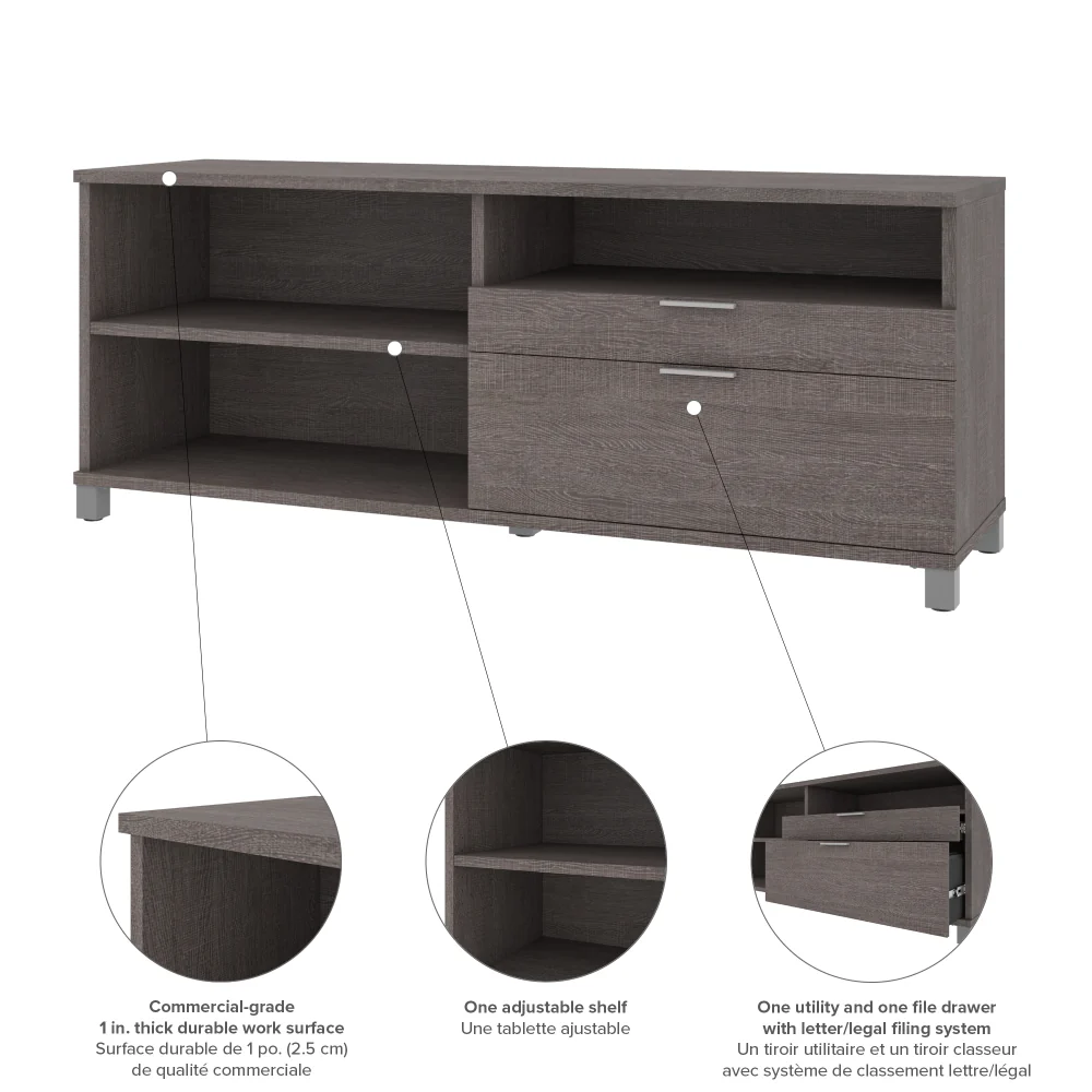 Office Credenza with Drawers - Image 7