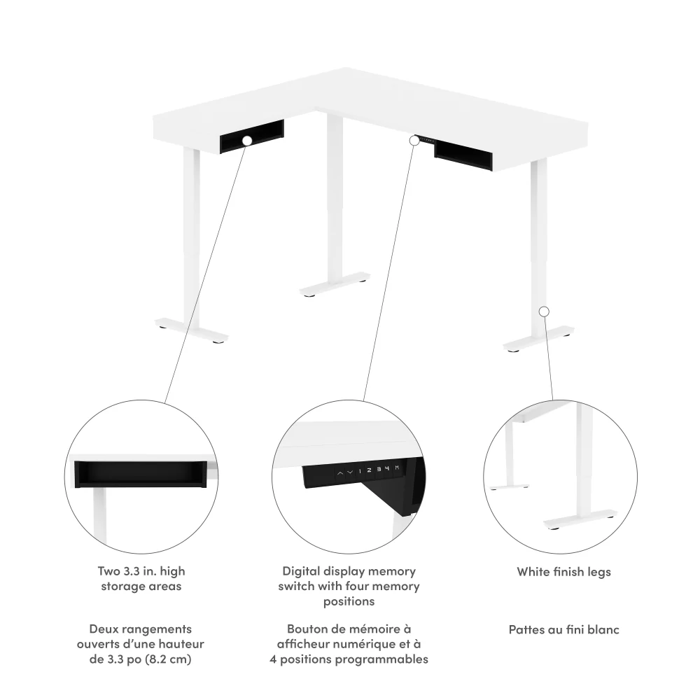 L-Shaped Standing Desk - Image 31