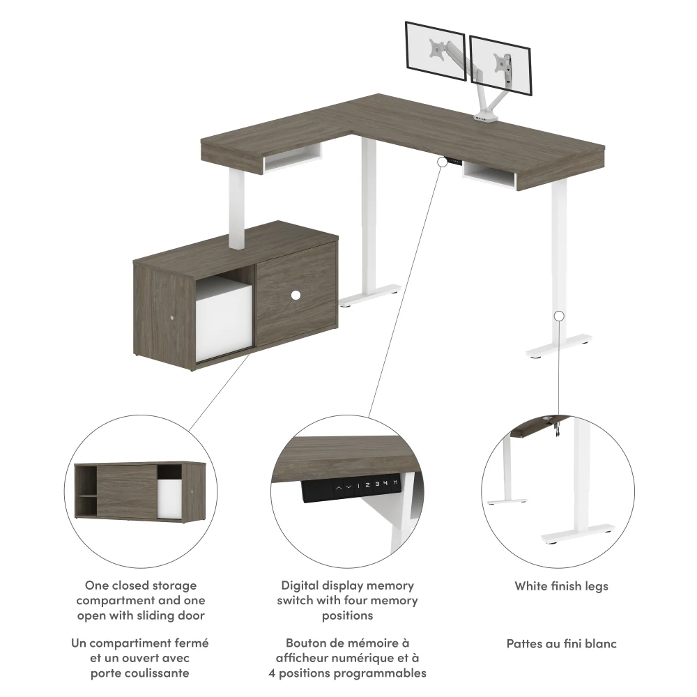 L-Shaped Standing Desk - Image 47
