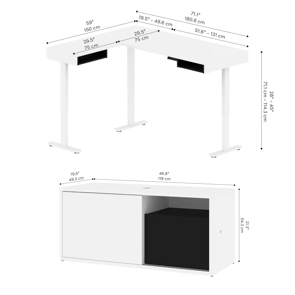 L-Shaped Standing Desk - Image 9