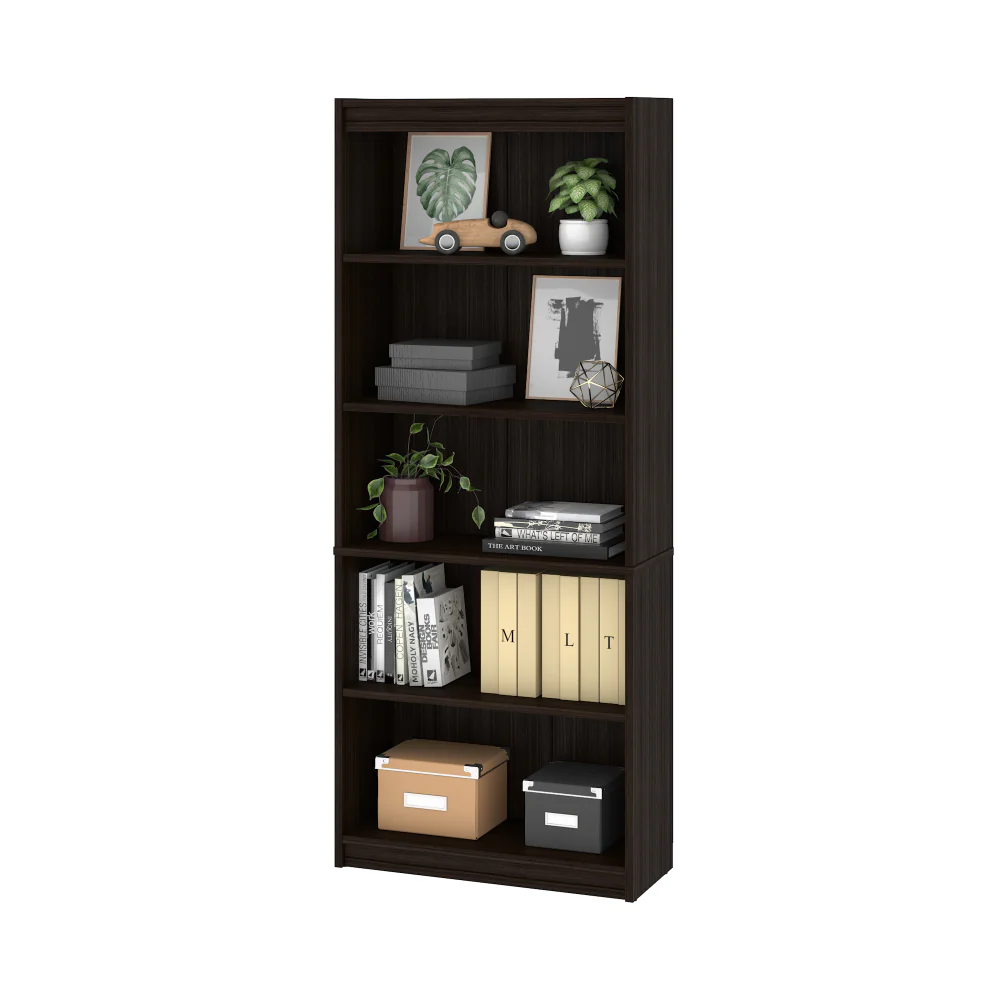 Tall 5 Shelf Bookcase - Image 2