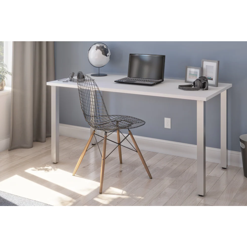 Table Desk with Metal Legs - Image 6