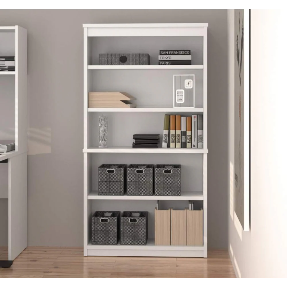 Modular 5 Shelf Bookcase - Image 10