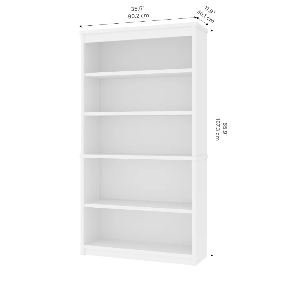 Modular 5 Shelf Bookcase - Image 16