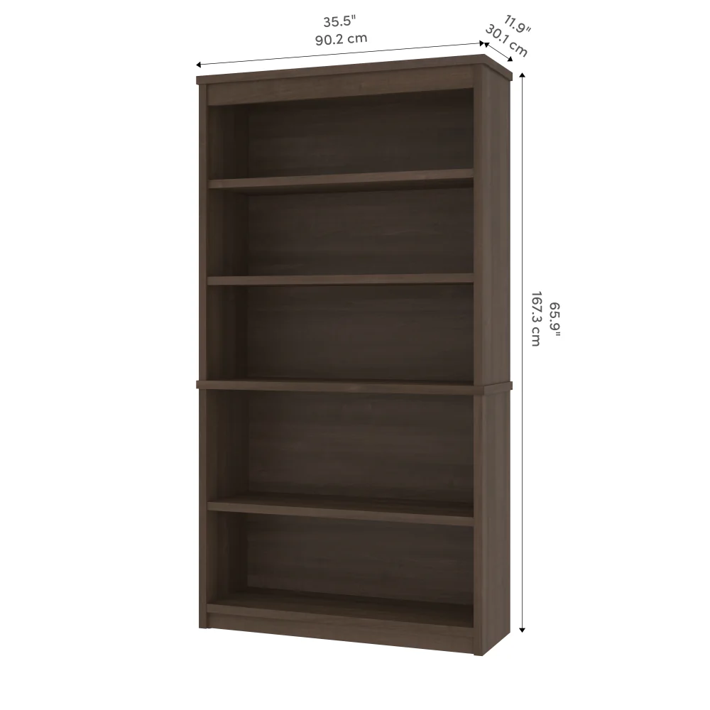 Modular 5 Shelf Bookcase - Image 8