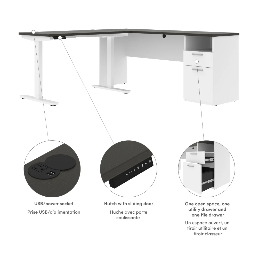 L-Shaped Standing Desk - Image 23