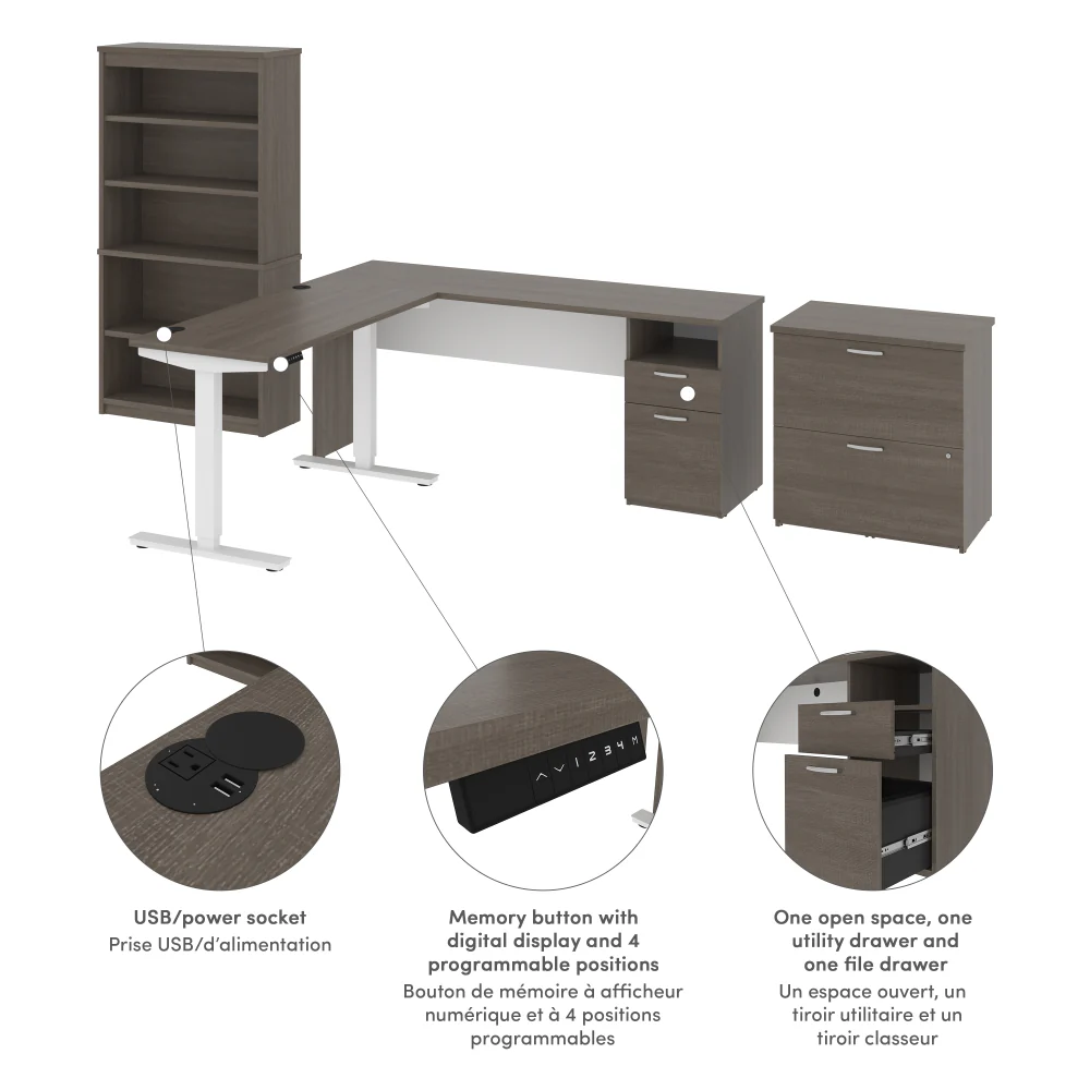 L-Shaped Standing Desk - Image 31