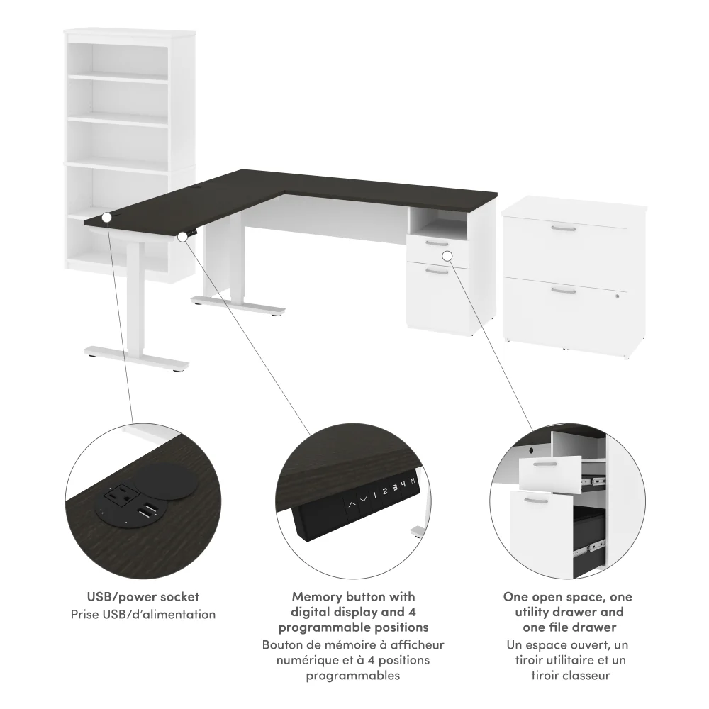 L-Shaped Standing Desk - Image 47