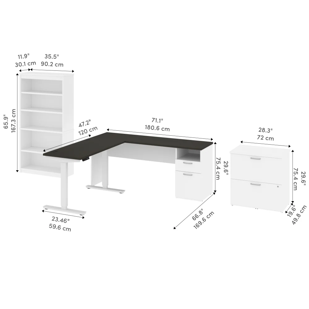L-Shaped Standing Desk - Image 48