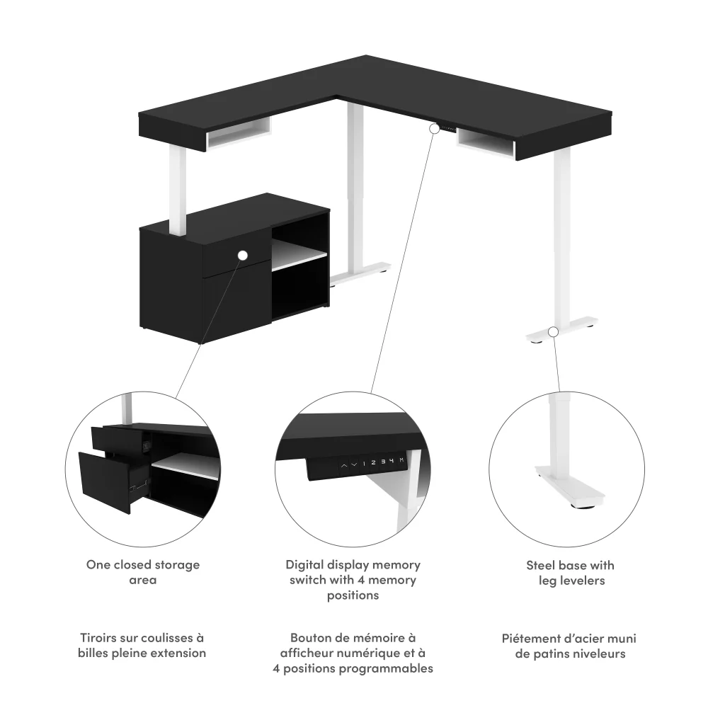 L-Shaped Standing Desk - Image 21