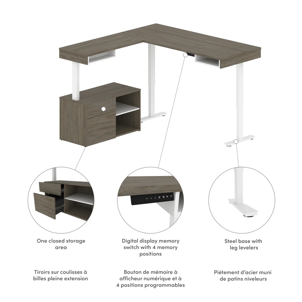 L-Shaped Standing Desk - Image 29