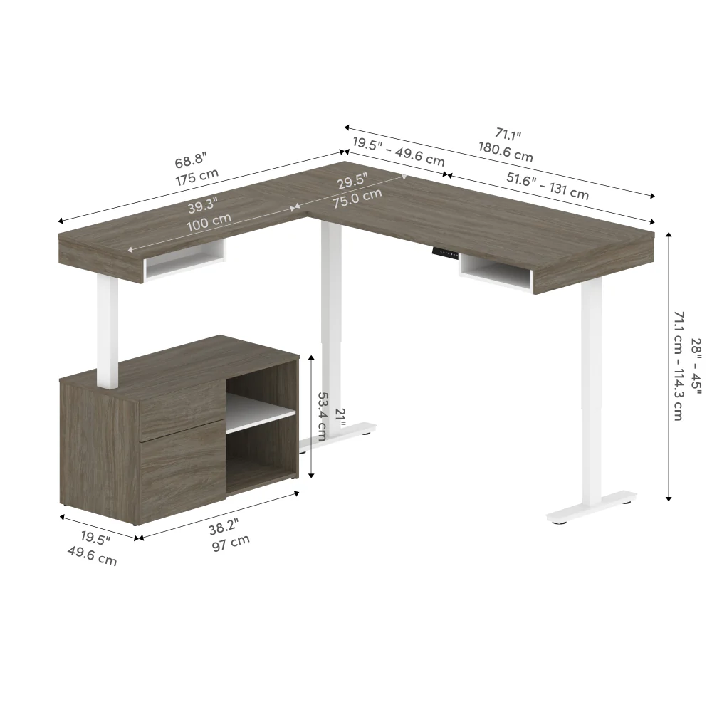 L-Shaped Standing Desk - Image 30