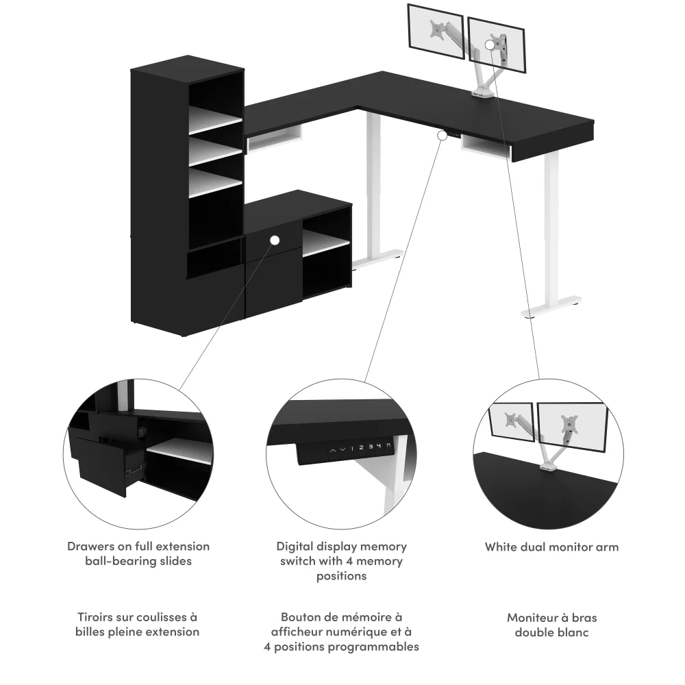 L-Shaped Standing Desk - Image 45