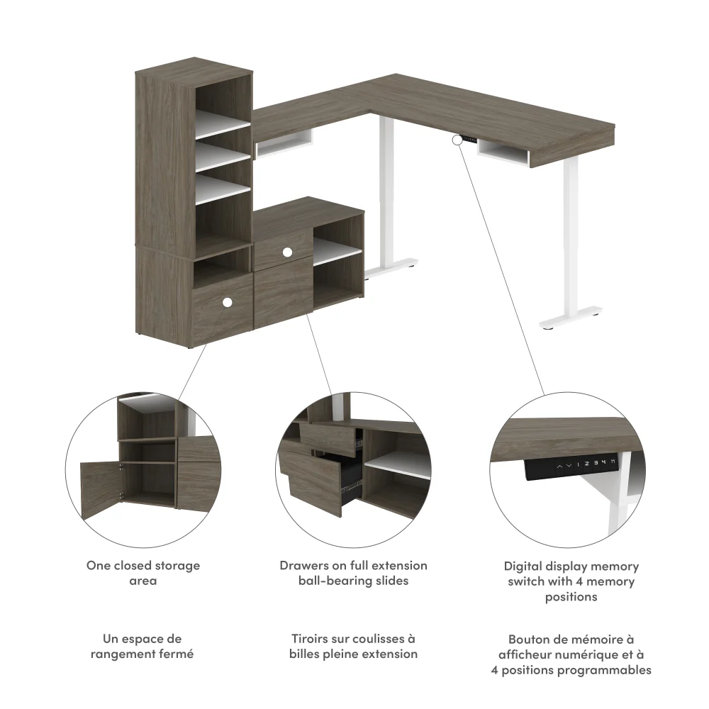 L-Shaped Standing Desk - Image 53