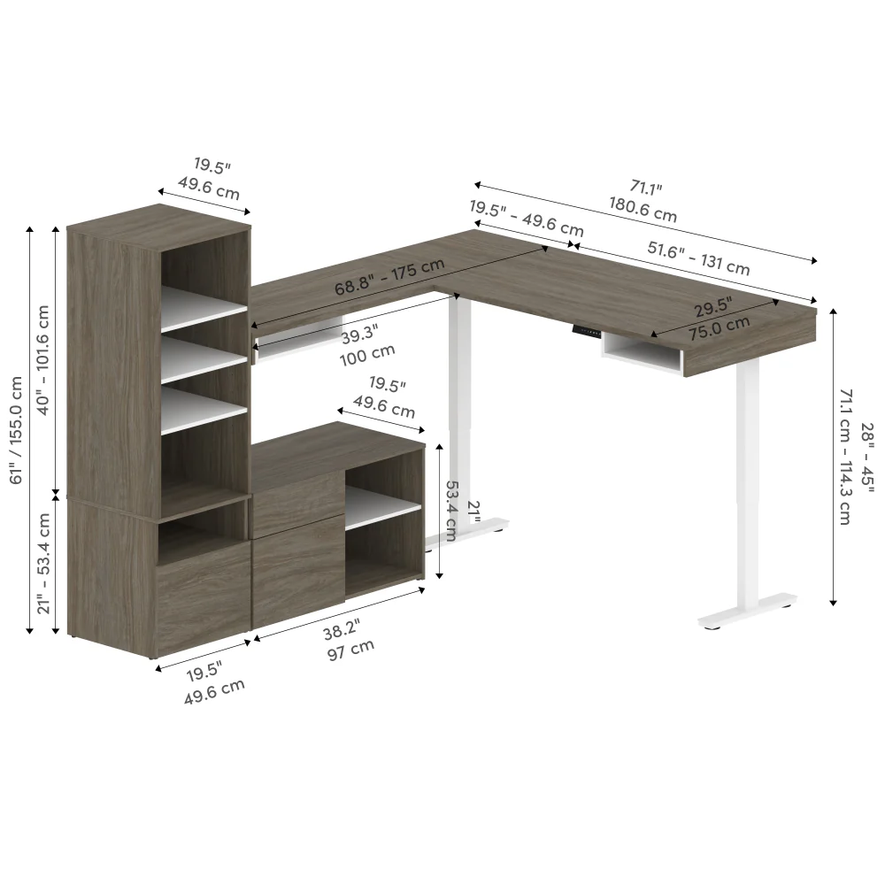 L-Shaped Standing Desk - Image 54