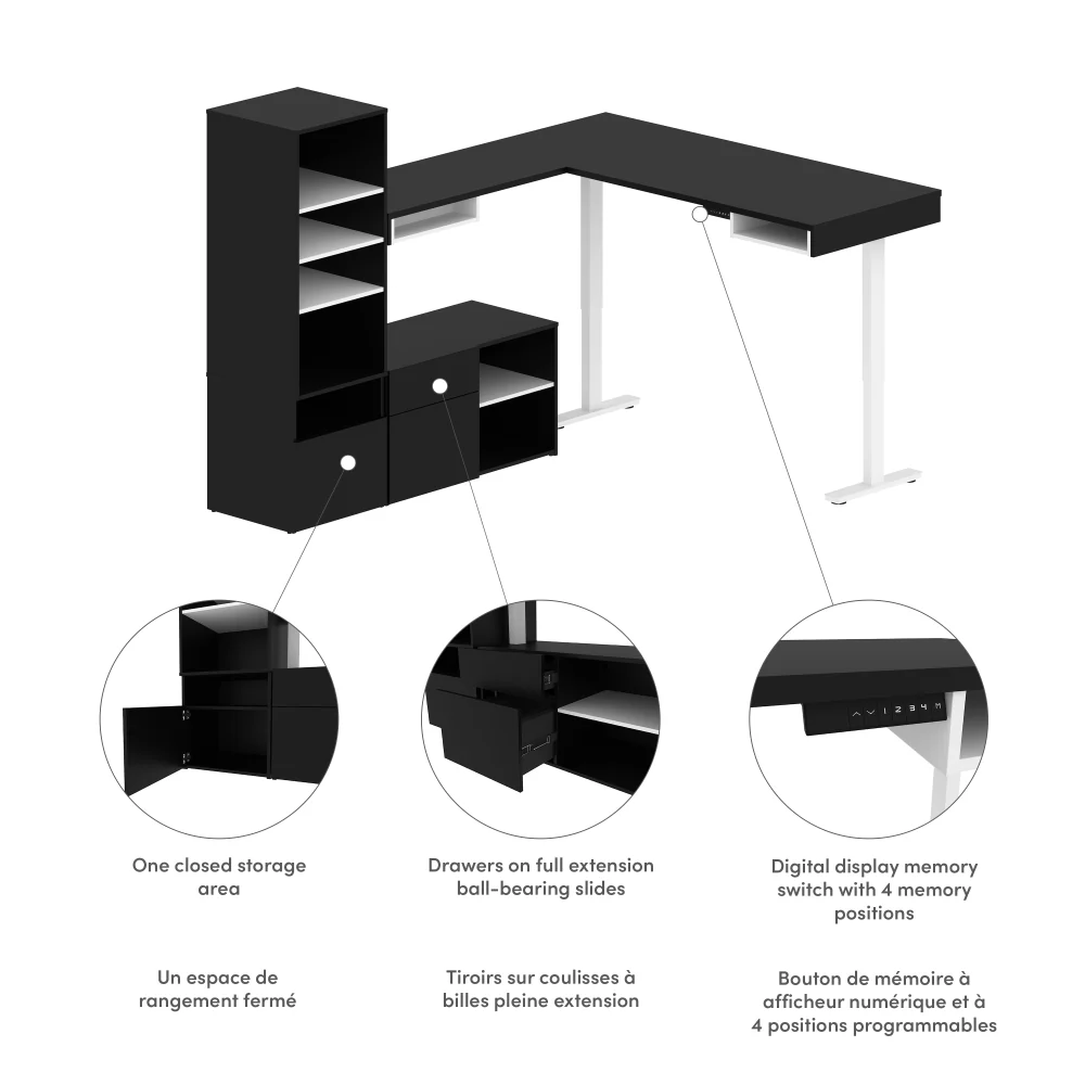 L-Shaped Standing Desk - Image 61
