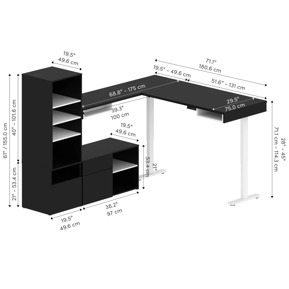 L-Shaped Standing Desk - Image 62