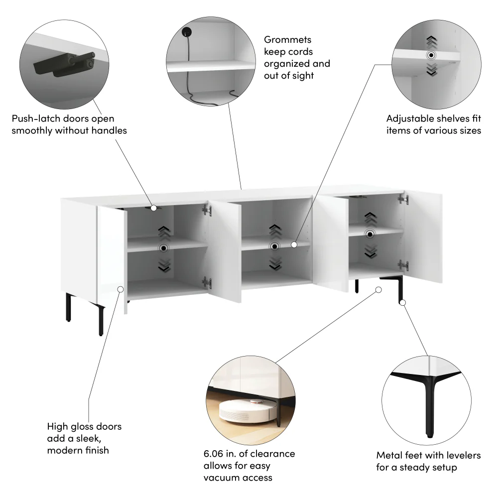 71W Modular Entertainment Center - Image 18