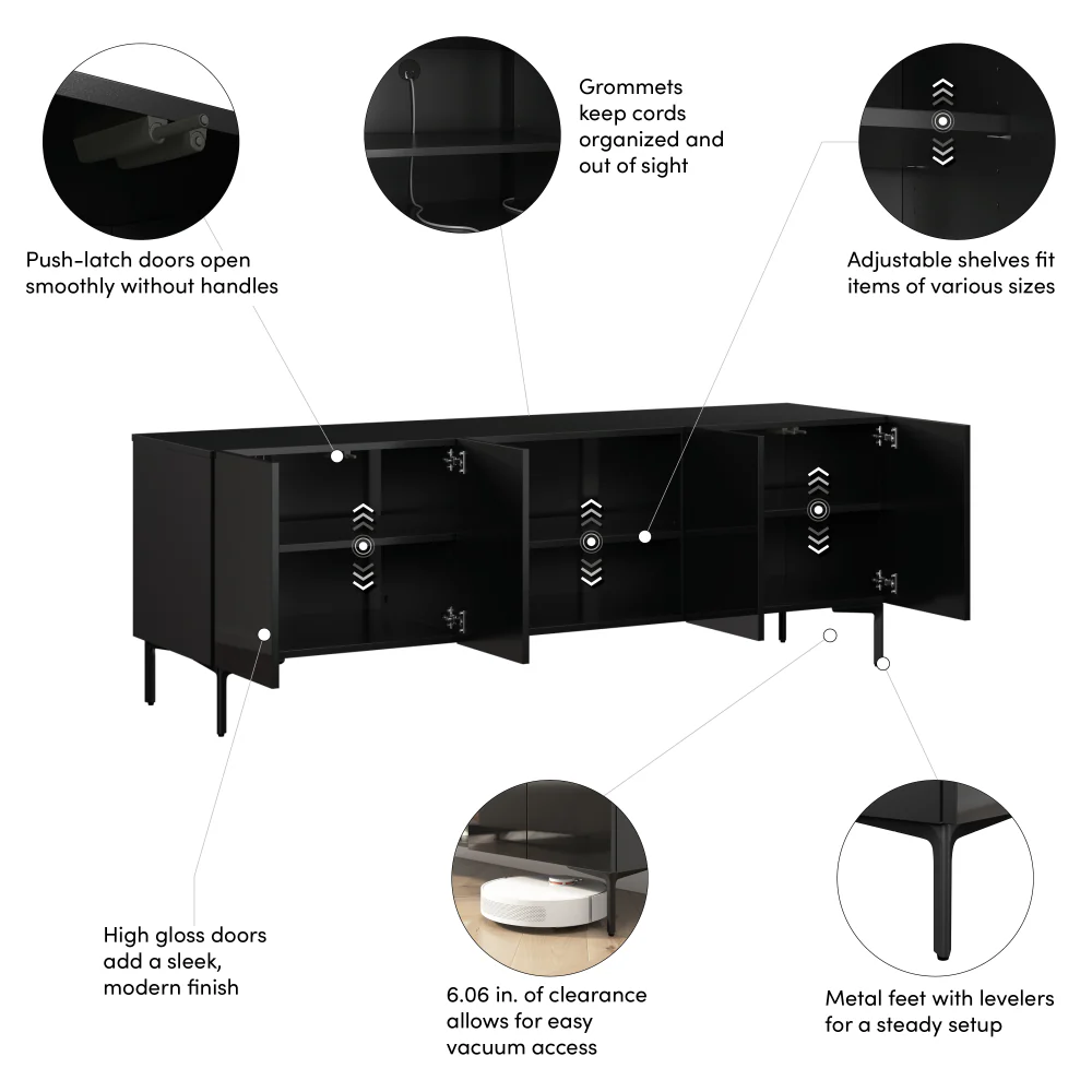 71W Modular Entertainment Center - Image 24